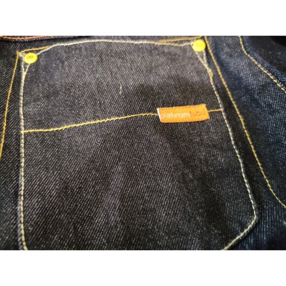 Rare Platinum Fubu Limited Edition Muhammad Ali Black Denim Jacket Large 16-18 - Picture 3 of 10